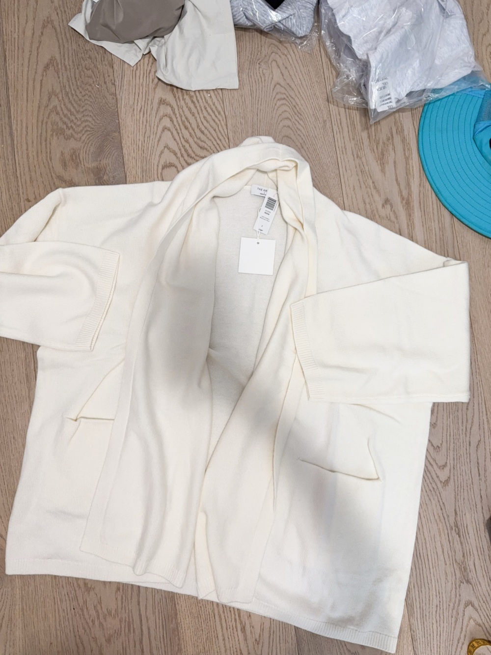 NWT 121279 Aritzia the group Wool sweater nook light birch 2